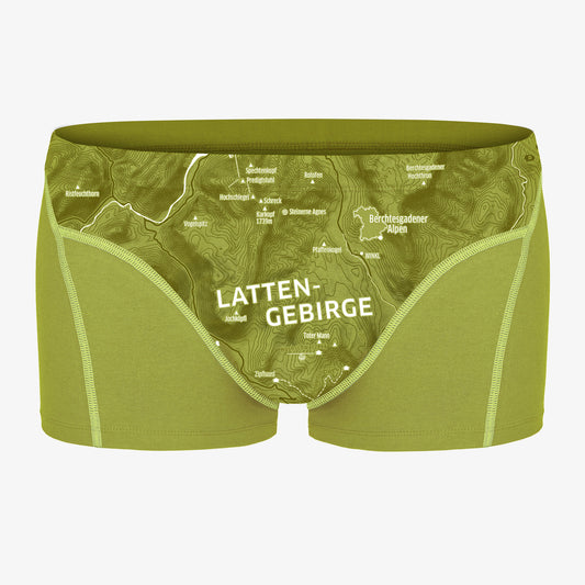 Boxershorts LATTENGEBIRGE maigrün