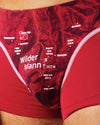 Boxershorts WILDER MANN karminrot