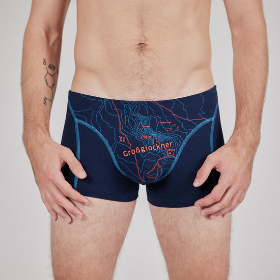 Boxershorts Grossglickner. Geschenk für Boulderer. Wäsche online bestellen.